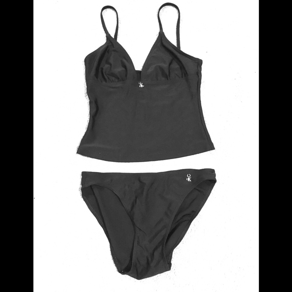Calvin Klein tankini set.